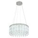 Pendule, Lustre suspendate - Lustra LED suspendata cu telecomanda KLUNKA crom