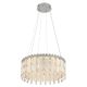 Pendule, Lustre suspendate - Lustra LED suspendata cu telecomanda KLUNKA crom