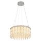 Pendule, Lustre suspendate - Lustra LED suspendata cu telecomanda KLUNKA crom