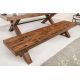 Banchete-Tabureti - Banca design industrial GOLIATH 180cm pin
