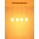 Pendule, Lustre suspendate - Lustra cu 4 pendule din sticla TRENT
