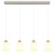 Pendule, Lustre suspendate - Lustra cu 4 pendule din sticla TRENT