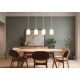 Pendule, Lustre suspendate - Lustra cu 4 pendule din sticla TRENT
