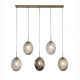Pendule, Lustre suspendate - Lustra cu 5 pendule sticla colorata Whirl