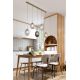 Pendule, Lustre suspendate - Lustra cu 5 pendule sticla colorata Whirl