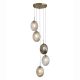 Pendule, Lustre suspendate - Lustra cu 5 pendule sticla colorata Whirl