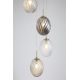 Pendule, Lustre suspendate - Lustra cu 5 pendule sticla colorata Whirl