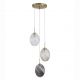 Pendule, Lustre suspendate - Lustra cu 3 pendule sticla colorata Whirl