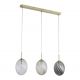 Pendule, Lustre suspendate - Lustra cu 3 pendule sticla colorata Whirl