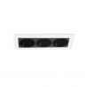 Corp incastrabil tavan fals cu 3 spoturi LED X-line