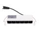 Corp incastrabil tavan fals cu 6 spoturi LED X-line