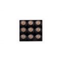 Corp incastrabil tavan fals cu 9 spoturi LED X-line