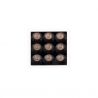 Corp incastrabil tavan fals cu 9 spoturi LED X-line