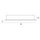 Spoturi tavan fals - Corp incastrabil tavan fals cu 12 spoturi LED X-line