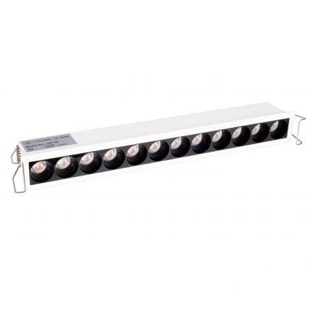 Spoturi tavan fals - Corp incastrabil tavan fals cu 12 spoturi LED X-line