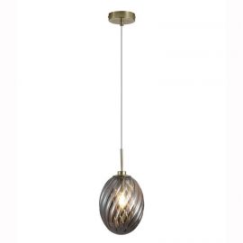 Pendule, Lustre suspendate - Pendul sticla fumurie Whirl