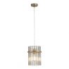Pendul metal auriu, tije din sticla Swizzle