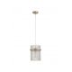 Pendule, Lustre suspendate - Pendul metal auriu, tije din sticla Swizzle