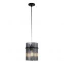 Pendul metal negru, tije din sticla Swizzle