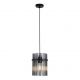 Pendul metal negru, tije din sticla Swizzle