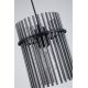 Pendule, Lustre suspendate - Pendul metal negru, tije din sticla Swizzle