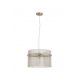 Pendule, Lustre suspendate - Lustra suspendata metal auriu, tije din sticla Swizzle