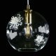 Lustre Cristal Bohemia - Lustra LUX decorativ fulgi de zapada din cristal SNOWFLAKE 02A