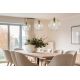 Lustre Cristal Bohemia - Lustra LUX decorativ fulgi de zapada din cristal SNOWFLAKE 02A