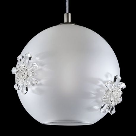 Lustre Cristal Bohemia - Lustra LUX decorativ fulgi de zapada din cristal SNOWFLAKE 02B-SB