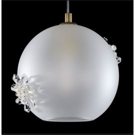 Lustra LUX decorativ fulgi de zapada din cristal SNOWFLAKE 02A-SB