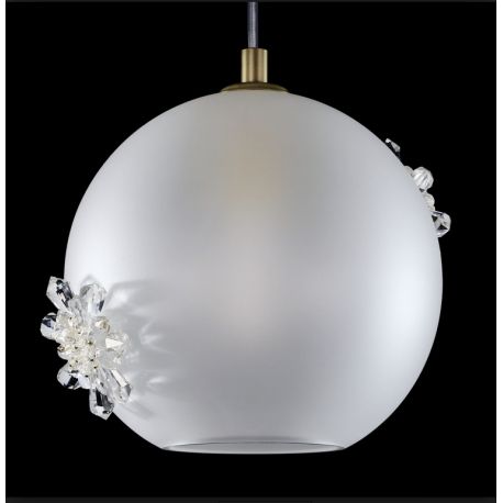 Lustre Cristal Bohemia - Lustra LUX decorativ fulgi de zapada din cristal SNOWFLAKE 02A-SB