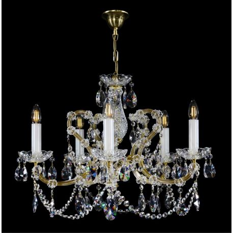Lustre Cristal Bohemia - Candelabru 5 brate Cristal Bohemia Exclusive MARIA TEREZIA 1