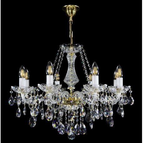 Lustre Cristal Bohemia - Candelabru 8 brate Cristal Bohemia Exclusive Heidi VIII