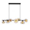 Lustra sticla transparenta si chihlimbar Sunbeam 7L