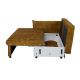 Canapele - Canapea extensibila, Catifea Galben Mustar APARTMENT 215cm