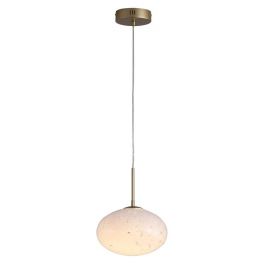 Pendule, Lustre suspendate - Pendul LED metal auriu sticla decorativa Confetti