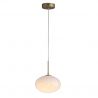 Pendul LED metal auriu sticla decorativa Confetti
