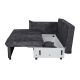 Canapele - Canapea extensibila, Catifea Gri APARTMENT 215cm