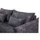 Canapele - Canapea extensibila, Catifea Gri APARTMENT 215cm