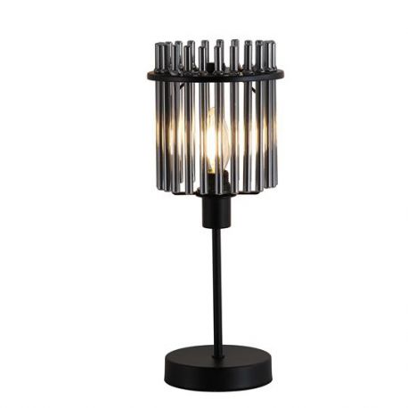Veioze - Veioza/Lampa de masa decorativa Swizzle fumurie