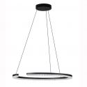 Lustra circulara aluminiu negru GREAMY D-65cm