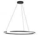 Lustra circulara aluminiu negru GREAMY D-85cm