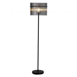 Lampadar/Lampa de podea decorativa Swizzle fumuriu