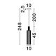 Pendule, Lustre suspendate - Pendul metal auriu, sticla chihlimbar ZOELLA