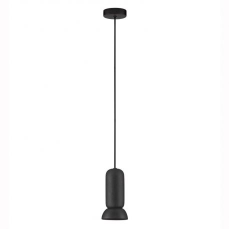 Pendule, Lustre suspendate - Pendul minimalist ceramica neagra PARLO