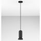 Pendule, Lustre suspendate - Pendul minimalist ceramica neagra PARLO
