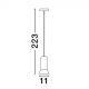 Pendule, Lustre suspendate - Pendul minimalist ceramica neagra PARLO