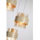 Pendule, Lustre suspendate - Lustra cu 3 pendule stil scandinav Royal chihlimbar