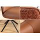 Seturi scaune, HoReCa - Set 2 scaune Pivotante, Piele Naturala LE GRAND maro coniac