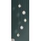 Pendule, Lustre suspendate - Lustra cu 5 pendule LED Quartz